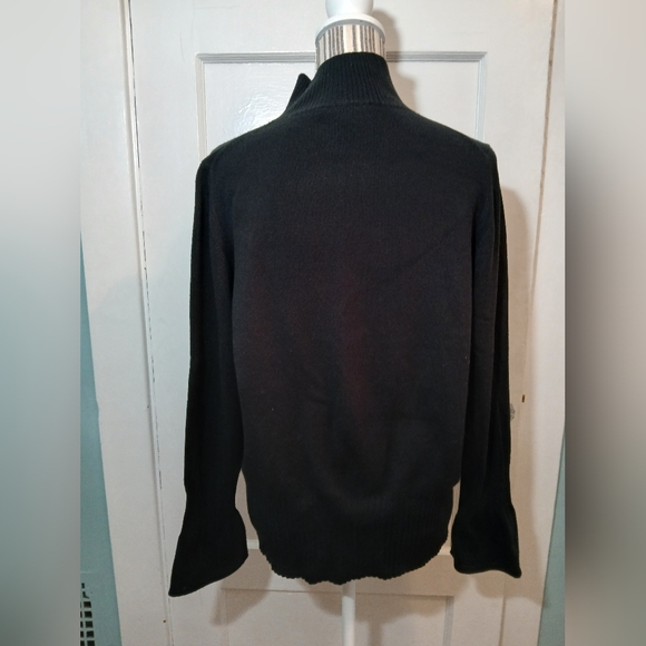 French Connection Black Bell Sleeve Sweater - xl - Picture 3 of 4